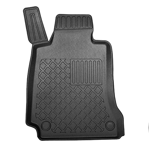 Completo di tappetini e tappetino per bagagliaio TPE per: Mercedes-Benz Classe C W204 06.2011-09.2014 (Coupé) - sedili posteriori pieghevoli; senza ala sinistra