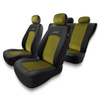 Coprisedili compatibili con Citroen C1 I, II (2005-2021) - fodere sedili universali - set coprisedili auto - S-Y