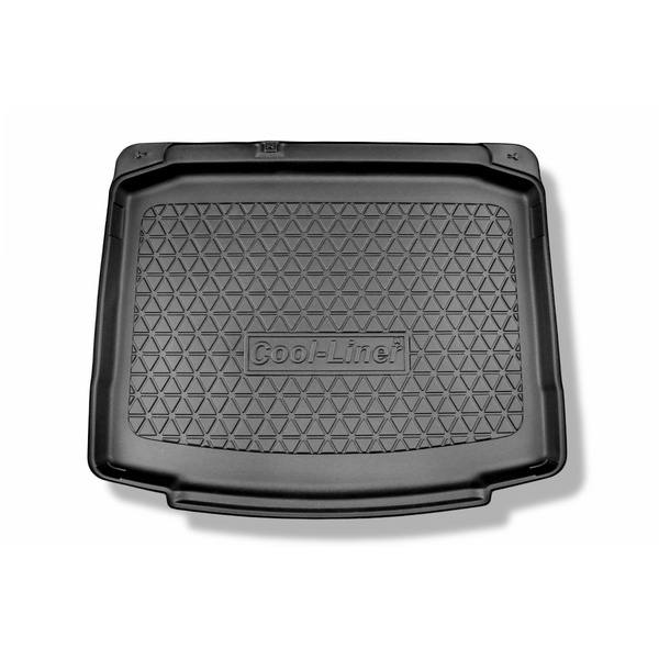 Vasca baule compatibile con Skoda Karoq SUV (11.2017-....) - vano inferiore; con ruota di scorta o kit di riparazione; senza piano di carico multifunzionale - tappetino per bagagliaio - tappeto bagagliaio per auto