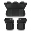 Coprisedili compatibili con Audi Q2 (2016-....) - fodere sedili universali - set coprisedili auto - MD-6