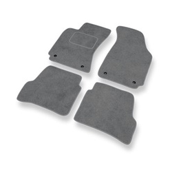 Premium tappetini auto in velluto compatibili con Volkswagen Passat B5 Berlina, Variant (1996-2005) - tappeti auto grigio