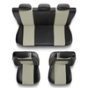 Coprisedili compatibili con Land Rover Freelander I, II (1998-2014) - fodere sedili universali - set coprisedili auto - XL-BE