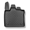 Tappetini Auto in TPE compatibili con Mitsubishi ASX II SUV (03.2023-....) - anche per la versione ibrida - tappeti auto neri