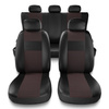 Coprisedili compatibili con Audi A1 I, II (2010-2019) - fodere sedili universali - set coprisedili auto - EXL-5