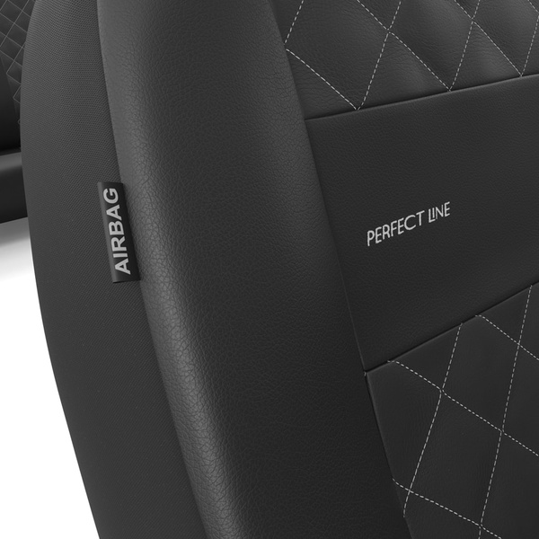 Coprisedili compatibili con Alfa Romeo Giulietta (2010-2020) - fodere sedili universali - set coprisedili auto - PRF-S