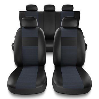 Coprisedili compatibili con Audi A1 I, II (2010-2019) - fodere sedili universali - set coprisedili auto - EXL-6