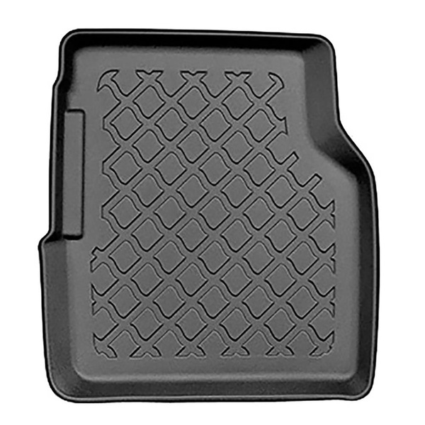 Completo di tappetini e tappetino per bagagliaio TPE per: Jeep Compass II MP 08.2017-.... (SUV) - con pavimento mobile del bagagliaio; per il livello superiore e inferiore del pavimento; non per versione Plug-in ibrida