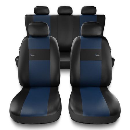 Coprisedili compatibili con Renault Twingo I, II, III (1993-2019) - fodere sedili universali - set coprisedili auto - XL-BL