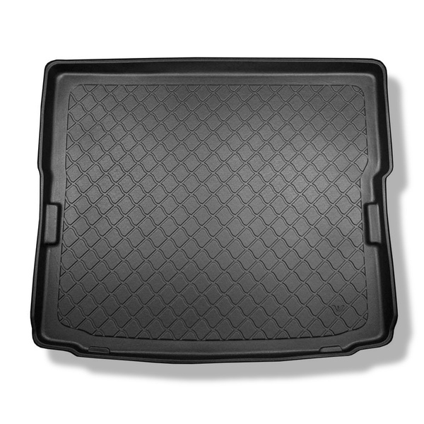Vasca baule compatibile con Opel Zafira B Monovolume (05.2005-2014) - 7 posti; sedili 3a fila abbassati - tappetino per bagagliaio - tappeto bagagliaio per auto