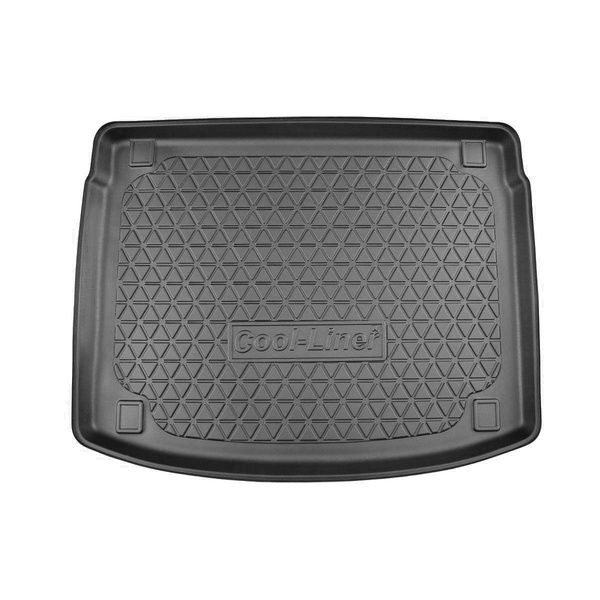 Vasca baule compatibile con Kia XCeed Crossover (09.2019-....) - bagagliaio superiore (pavimento doppio del bagagliaio nella posizione superiore); senza e con altoparlante; non per versione Plug-in Hybrid e Mild Hybrid - tappetino per bagagliaio - tappeto