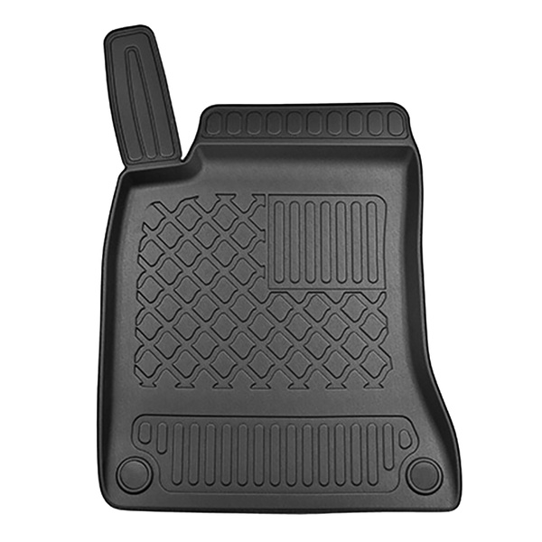 Completo di tappetini e tappetino per bagagliaio TPE per: Mercedes-Benz GLA X156 03.2014-11.2019 (SUV) - ali rimovibili nei modelli con grate laterali