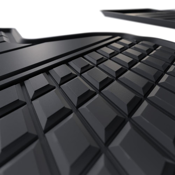 Tappetini Auto in TPE compatibili con Toyota Corolla XII Berlina, Touring Sports (2019-....) - tappeti auto neri