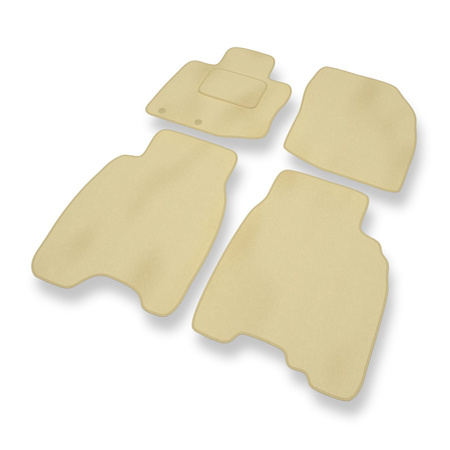 Premium tappetini auto in velluto compatibili con Honda Civic VIII (3 porte, 5 porte) (2006-2011) - tappeti auto beige