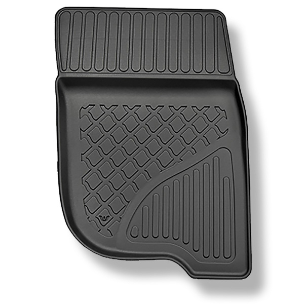 Tappetini Auto in TPE compatibili con Mitsubishi L200 Pick-Up (06.2015-....) - tappeti auto neri