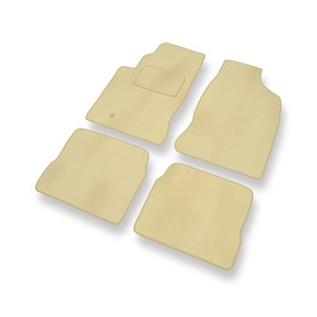 Premium tappetini auto in velluto compatibili con Chrysler PT Cruiser Automat (2000-2010) - tappeti auto beige