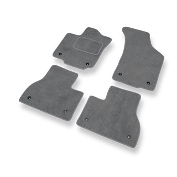 Premium tappetini auto in velluto compatibili con Volkswagen Phaeton (versione corta) (2002-2016) - tappeti auto grigio