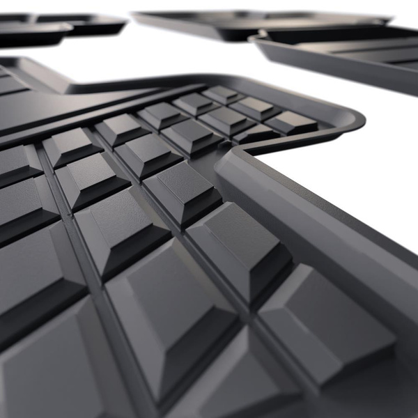 Tappetini Auto in TPE compatibili con Suzuki Across SUV (07.2020-....) - tappeti auto neri