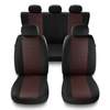 Coprisedili compatibili con Alfa Romeo 147 (2000-2010) - fodere sedili universali - set coprisedili auto - PF-RD