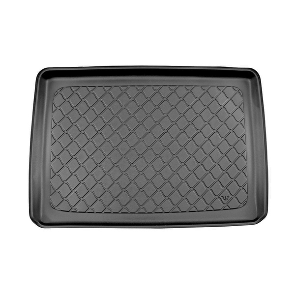 Vasca baule compatibile con Aixam City Hatchback (10.2016-....) - tappetino per bagagliaio - tappeto bagagliaio per auto