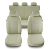 Coprisedili compatibili con Alfa Romeo 147 (2000-2010) - fodere sedili universali - set coprisedili auto - MD-9