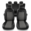 Coprisedili compatibili con Alfa Romeo 145 (1994-2000) - fodere sedili universali - set coprisedili auto - PR1