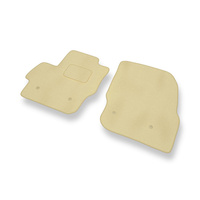 Premium tappetini auto in velluto compatibili con Mazda 3 II (2009-2014) - tappeti auto beige