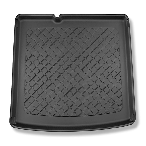 Vasca baule compatibile con Skoda Enyaq iV SUV, Coupé (04.2021-....) - vano inferiore; modelli senza piano di carico regolabile - tappetino per bagagliaio - tappeto bagagliaio per auto