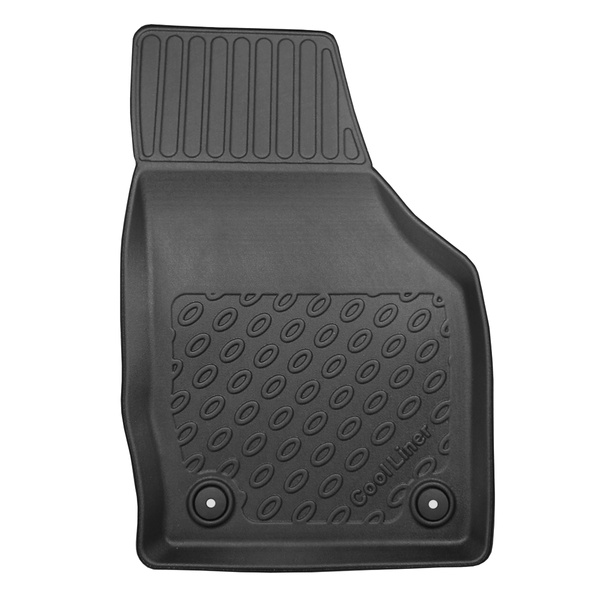 Completo di tappetini e tappetino per bagagliaio TPE PREMIUM per: Audi Q3 08.2011-06.2018 (SUV) - vano inferiore; senza ruota di scorta; anche per la versione Quattro