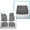 Completo di tappetini e tappetino per bagagliaio TPE per: BMW 1 F20 10.2011-06.2019 (Hatchback)