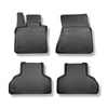 Tappetini Auto in TPE compatibili con BMW X6 E71 SAC (06.2008-10.2014) - senza la terza fila di sedili - tappeti auto neri