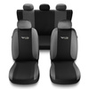 Coprisedili compatibili con Citroen C3 Aircross I, II (2017-....) - fodere sedili universali - set coprisedili auto - TG-S