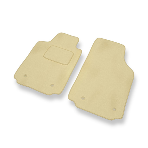 Premium tappetini auto in velluto compatibili con Audi A2 I 8Z Hatchback (1999-2005) - tappeti auto beige