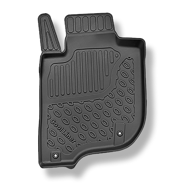Tappetini Auto in TPE compatibili con Mitsubishi L200 Pick-Up (06.2015-....) - tappeti auto neri