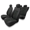 Coprisedili compatibili con Citroen C3 Aircross I, II (2017-....) - fodere sedili universali - set coprisedili auto - UNE-GR