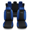Coprisedili compatibili con Lancia Phedra (2002-2010) - fodere sedili universali - set coprisedili auto - TG-BL