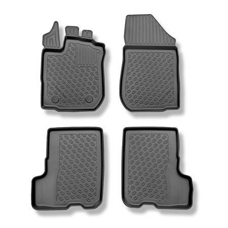 Tappetini Auto in TPE compatibili con Dacia Sandero II Hatchback (12.2012-12.2020) - tappeti auto neri