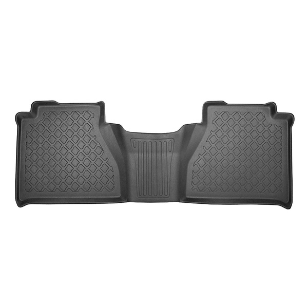 Tappetini Auto in TPE compatibili con Nissan Navara NP300 Pick-Up (01.2016-....) - ganci di fissaggio sul pavimento - tappeti auto neri