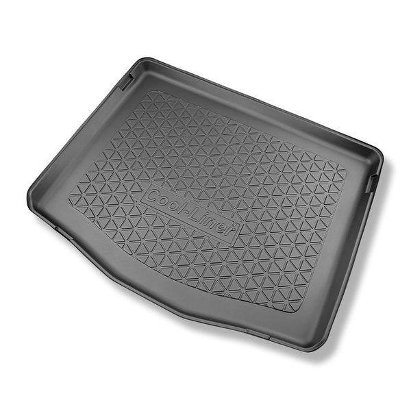 Completo di tappetini e tappetino per bagagliaio TPE per: Ford Mustang Mach-E 05.2021-.... (SUV) - bagagliaio superiore; pavimento mobile nella posizione più alta