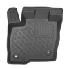 Completo di tappetini e tappetino per bagagliaio TPE PREMIUM per: Ford S-Max II Monovolume (09.2015-....) - 7 posti; sedili 3a fila abbassati