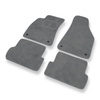 Premium tappetini auto in velluto compatibili con Audi A4 II B6 Avant, Cabriolet, Sedan (2000-2005) - tappeti auto grigio