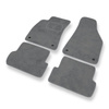 Premium tappetini auto in velluto compatibili con Audi A4 III B7 (2004-2008) - tappeti auto grigio