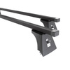 Barre portatutto in acciaio compatibili con Opel Corsa D Hatchback (2007-2014) - con punti di fissaggio di serie - portapacchi auto colore nero - portabagagli barre da tetto