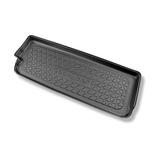 Completo di tappetini e tappetino per bagagliaio TPE per: Tesla Model X 10.2016-12.2020 (SUV) - 6 posti; III fila; per lo spazio dietro la 3a fila di sedili