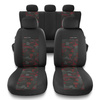 Coprisedili compatibili con Hyundai Terracan (2001-2006) - fodere sedili universali - set coprisedili auto - UNE-RD