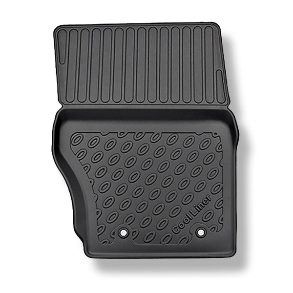 Completo di tappetini e tappetino per bagagliaio TPE per: Land Rover Discovery V 03.2017-.... (SUV) - 5/7 posti; terza fila abbassata