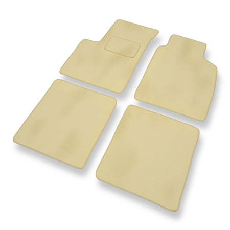 Premium tappetini auto in velluto compatibili con Fiat Panda II (2003-2012) - tappeti auto beige