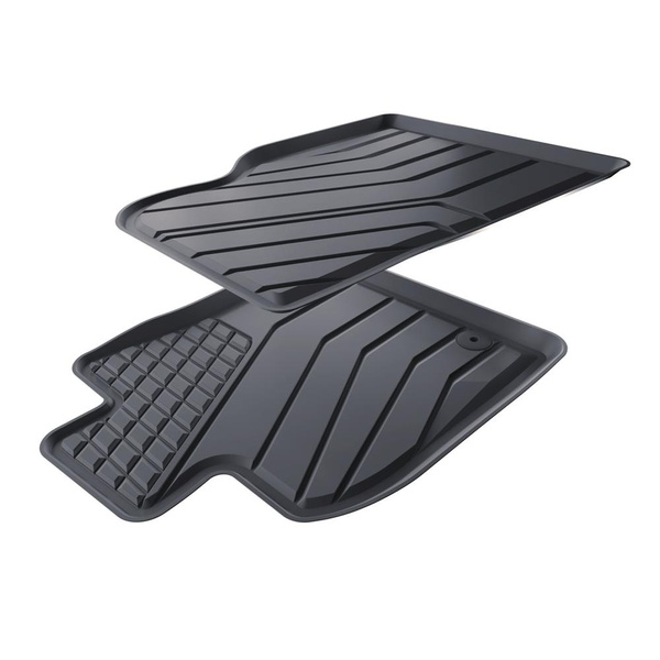 Tappetini Auto in TPE compatibili con Toyota Camry IX Berlina (2018-....) - tappeti auto neri