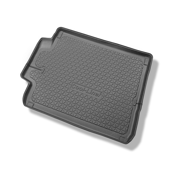 Vasca baule compatibile con Land Rover Discovery V SUV (03.2017-....) - 5/7 posti; sedili 3a fila abbassati - tappetino per bagagliaio - tappeto bagagliaio per auto