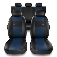 Coprisedili compatibili con Lancia Thesis (2001-2009) - fodere sedili universali - set coprisedili auto - XL-BL
