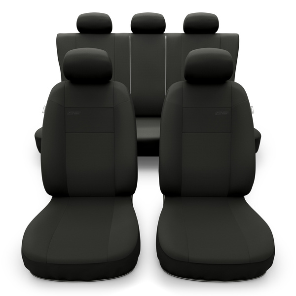 Coprisedili compatibili con Alfa Romeo 166 I, II, III (1998-2007) - fodere sedili universali - set coprisedili auto - RSL-B